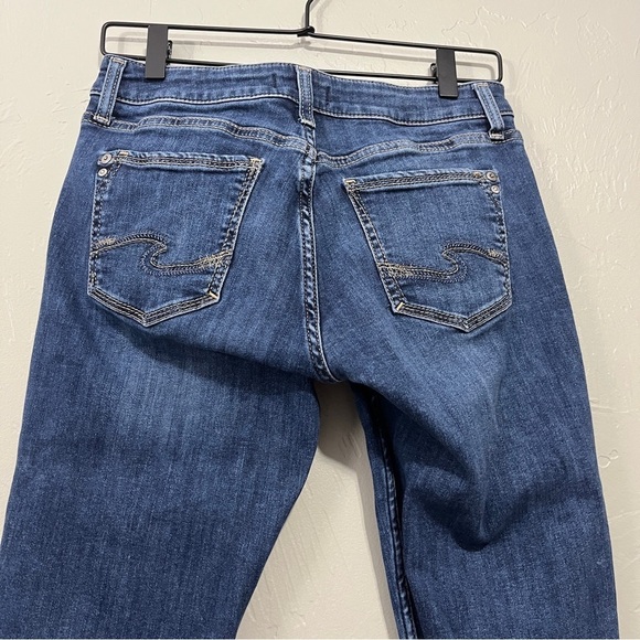 Silver‎ Suki Skinny Crop Jeans Size 28 l 25 - Picture 11 of 15